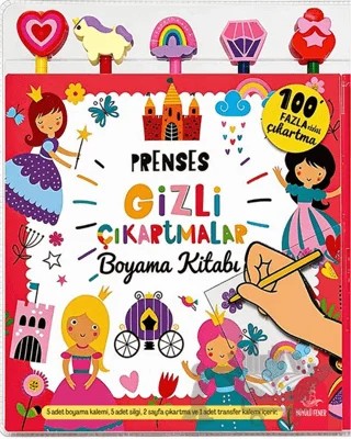 Prenses Gizli Çıkartmalar Boyama Kitabı – Kolektif – Büyülü Fener Yayınları kitap kapağı