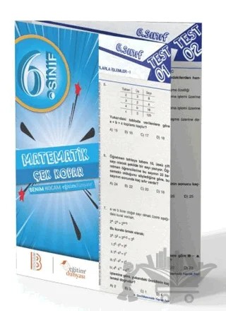 6. Sınıf Matematik Çek Kopar Yaprak Test – Kolektif – Benim Hocam Yayınları kitap kapağı