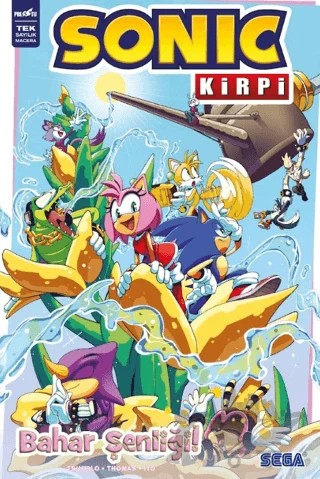 Kirpi Sonic: Bahar Şenliği – Presstij Kitap kitap kapağı