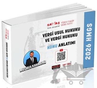 HMGS Vergi Usul Hukuku ve Vergi Hukuku Konu Anlatımı – Mustafa Karadeniz – Savaş Yayınevi kitap kapağı