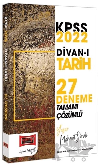 2022 KPSS Divan-ı Tarih Tamamı Çözümlü 27 Deneme – Mehmet Sürek – Yargı Yayınevi kitap kapağı