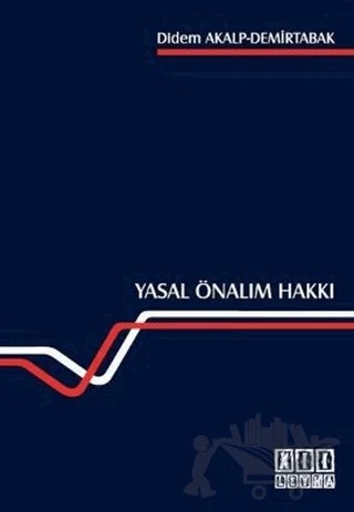 Yasal Önalım Hakkı – Didem Akalp Demirtabak – On İki Levha Yayınları kitap kapağı