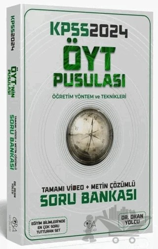 2024 KPSS Eğitim Bilimleri Öğretim Yöntem ve Tekniklerinin Pusulası Soru Bankası Video Çözümlü CBA Yayınları – Kolektif – CBA Akademi kitap kapağı