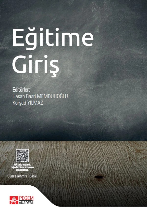 Eğitime Giriş – Pegem Akademi Yayıncılık kitap kapağı