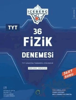 TYT Iceberg 36 Fizik Denemesi – Kerim Yaman, Hüseyin Kaya – Okyanus Yayınları kitap kapağı