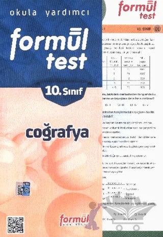 Formül 10. Sınıf Coğrafya Testleri (Yaprak Testler) – Komisyon – Formül Yayınları kitap kapağı