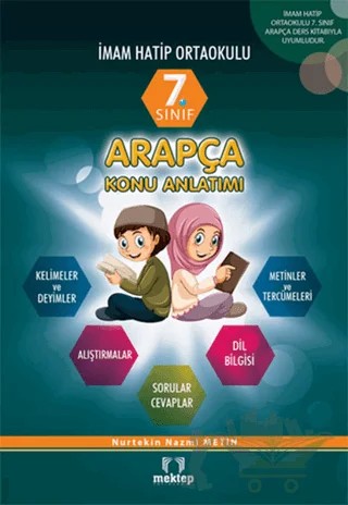 6. Sınıf İmam Hatip Ortaokulu Arapça Konu Anlatımlı – Nurtekin Nazmi Metin – Mektep Yayınları kitap kapağı