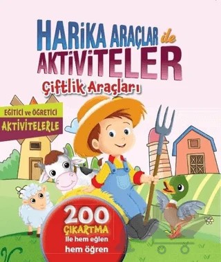 Harika Araçlar ile Aktiviteler - Çiftlik Araçları – Kolektif – Revzen Kitap kitap kapağı