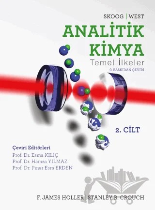 Analitik Kimya Temel İlkeler Cilt 2 – Douglas A. Skoog, Donald M. West, F. James Holler – Bilim Yayınevi kitap kapağı
