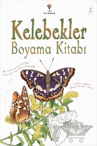 Kelebekler - Boyama Kitabı – Megan Cullis – TÜBİTAK Yayınları kitap kapağı