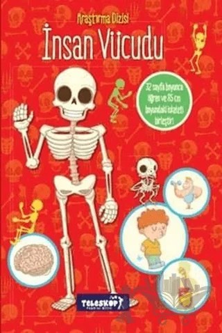 Araştırma Dizisi: İnsan Vücudu – Kolektif – Teleskop Popüler Bilim kitap kapağı