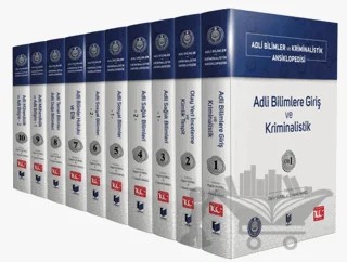 Adli Bilimler ve Kriminalistik Ansiklopedisi (10 Cilt) – İ. Hamit Hancı, Ogün Vural – Adalet Yayınevi kitap kapağı