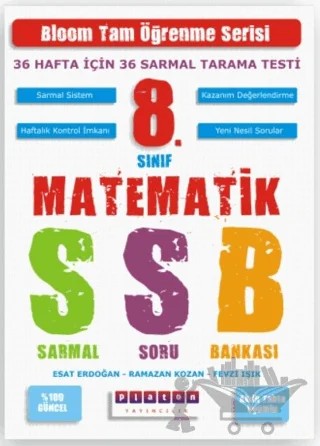 8. Sınıf Matematik Sarmal Soru Bankası – Esat Erdoğan, Ramazan Kozan, Fevzi Işık – Platon Yayıncılık kitap kapağı