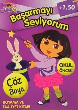 Kaşif Dora - Başarmayı Seviyorum – Kolektif – Doğan Egmont Yayıncılık kitap kapağı