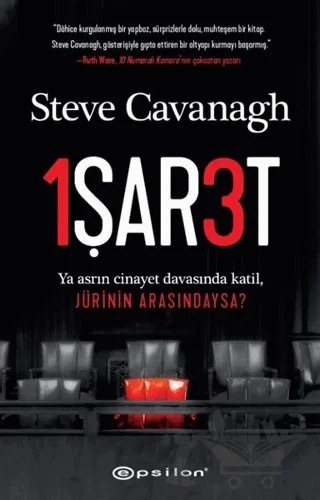 İşaret – Steve Cavanagh – Epsilon Yayınevi kitap kapağı