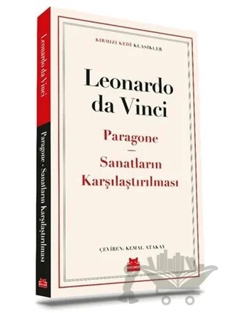 Paragone - Sanatların Karşılaştırılması – Leonardo Da Vinci – Kırmızı Kedi Yayınevi kitap kapağı