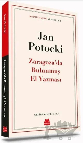 Zaragoza’da Bulunmuş El Yazması – Jan Potocki – Kırmızı Kedi Yayınevi kitap kapağı