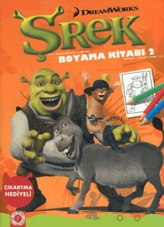 Şrek Boyama Kitabı 2 – Kolektif – Artemis Yayınları kitap kapağı