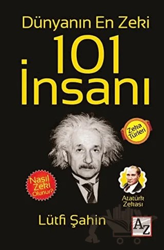 Dünyanın En Zeki 101 İnsanı – Lütfi Şahin – Az Kitap kitap kapağı