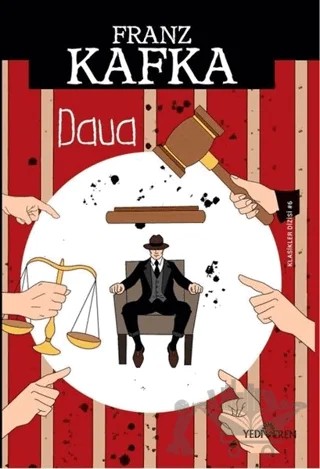 Dava – Franz Kafka – Yediveren Yayınları kitap kapağı