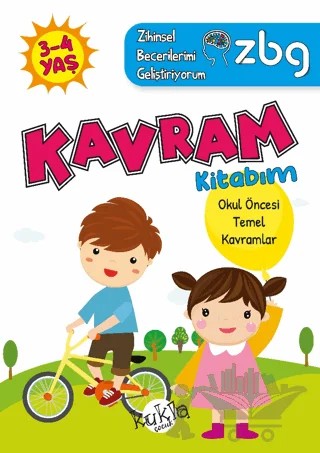 ZBG 3-4 Yaş Kavram Kitabım - Zihinsel Becerilerimi Geliştiriyorum – Buçe Dayı – Kukla Yayınları kitap kapağı