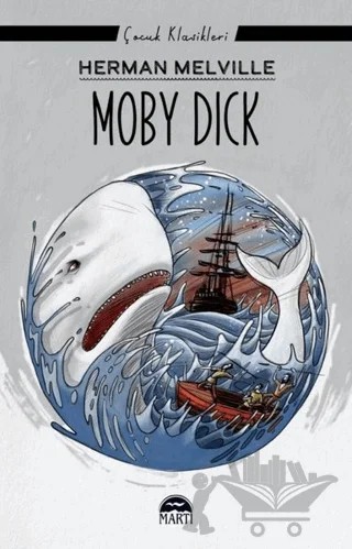 Moby Dick – Herman Melvılle – Martı Çocuk Yayınları kitap kapağı
