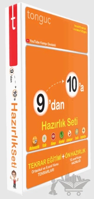 9'dan 10'a Hazırlık Seti – Kolektif – Tonguç Akademi kitap kapağı