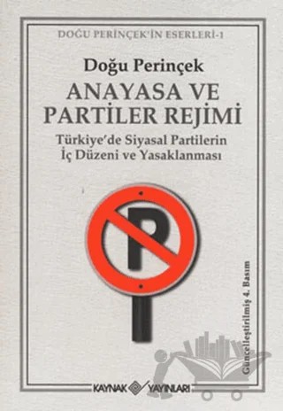 Anayasa ve Partiler Rejimi – Doğu Perinçek – Kaynak Yayınları kitap kapağı