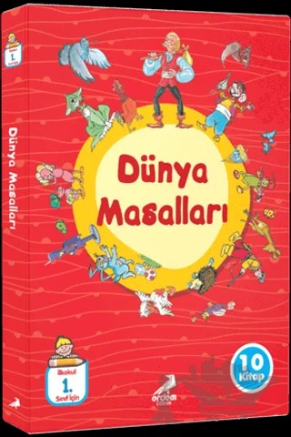 Düz Yazılı Dünya Masalları (10 Kitap Takım) – Kolektif – Erdem Çocuk kitap kapağı