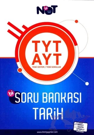 TYT AYT Tarih Bi Soru Bankası – Kolektif – Bi Not Yayınları kitap kapağı