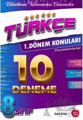 8. Sınıf LGS 1. Dönem Türkçe All Star 10 Deneme – Gani Ertaş – Newton Yayınları kitap kapağı