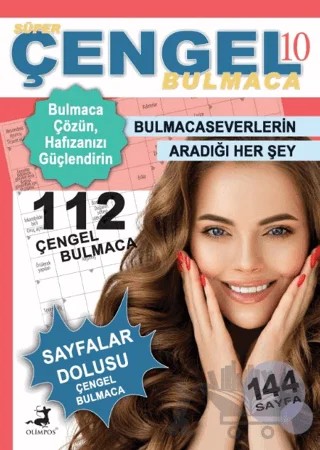 Süper Çengel Bulmaca 10 – Kolektif – Olimpos Yayınları kitap kapağı