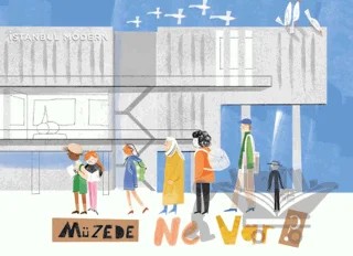 Müzede Ne Var? – Neslihan Varol – Dinozor Çocuk kitap kapağı