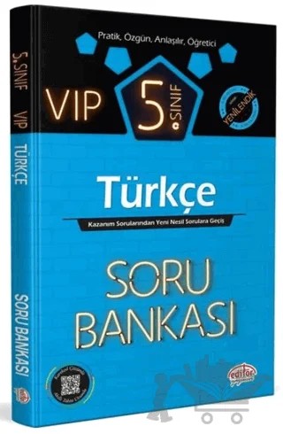 5. Sınıf VIP Türkçe Soru Bankası – Kolektif – Editör Yayınevi kitap kapağı