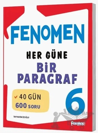6. Sınıf Her Güne Bir Paragraf – Kolektif – Fenomen Yayınları kitap kapağı