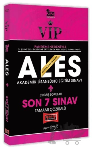 2021 ALES VIP Çıkmış Sorular Son 7 Sınav Tamamı Çözümlü – Kolektif – Yargı Yayınevi kitap kapağı