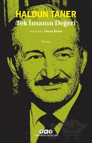Tek İnsanın Değeri – Haldun Taner – Yapı Kredi Yayınları kitap kapağı