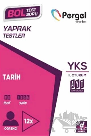 AYT - YKS 2.Oturum Tarih Kutu Testi – Kolektif – Pergel Yayınları kitap kapağı
