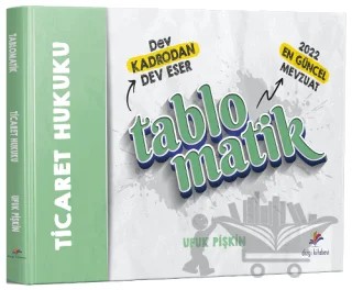Ticaret Hukuku Tablomatik Konu Anlatımı – Ufuk Pişkin – Dizgi Kitap kitap kapağı