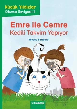 Emre ile Cemre: Kedili Takvim Yapıyor – Miyase Sertbarut – Tudem Yayınları kitap kapağı