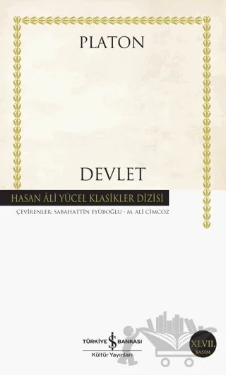 Devlet – Platon (Eflatun) – İş Bankası Kültür Yayınları kitap kapağı