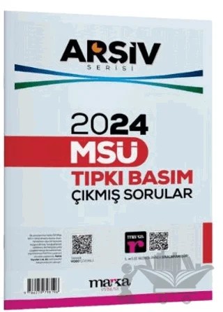 2024 MSÜ Çıkmış Sorular Tamamı Video Çözümlü – Kollektif – Marka Yayınları kitap kapağı