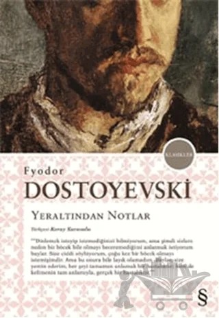 Yeraltından Notlar – Fyodor Mihayloviç Dostoyevski – Everest Yayınları kitap kapağı