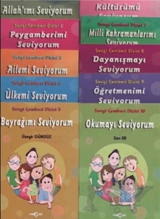 Sevgi Çemberi Dizisi Takım 10 Kitap – Üzeyir Gündüz, Hasan Demir, Sırrı Er – Akçağ Yayınları kitap kapağı