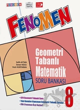 8. Sınıf Geometri Tabanlı Matematik Soru Bankası Fenomen Okul Yayınları – Kolektif – Fenomen Yayınları kitap kapağı