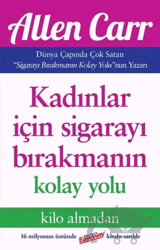 Kadınlar İçin Sigarayı Bırakmanın Kolay Yolu – Allen Carr – Butik Yayınları kitap kapağı