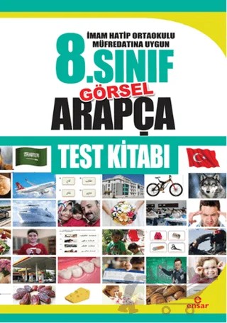 İmam Hatip Ortaokulu Müfredatına Uygun 8. Sınıf Görsel Arapça Test Kitabı – Abdullah Özer – Ensar Neşriyat kitap kapağı