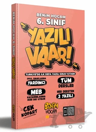 6. Sınıf Yazılı Var – Kolektif – Benim Hocam Yayınları kitap kapağı