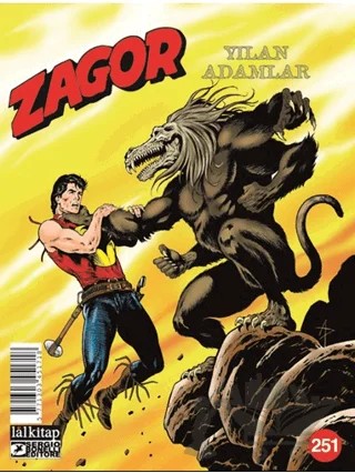 Zagor Sayı: 251 - Yılan Adamlar – Jacopo Rauch – Lal Kitap kitap kapağı