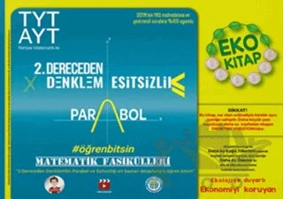 TYT-AYT Matematik Fasikülleri- İkinci Dereceden Denklemler-Parabol-Eşitsizlikler Eko – Kolektif – Tonguç Akademi kitap kapağı